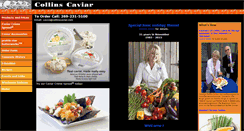 Desktop Screenshot of collinscaviar.com