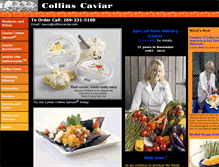 Tablet Screenshot of collinscaviar.com